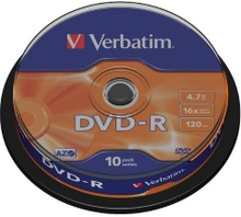 Verbatim DVD-R på spindel 10-pack