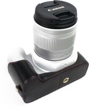 Canon EOS 200D kameran kameraskydd syntetläder - Svart