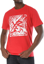 YOUNG & RECKLESS Square Logo Griffon T-Shirt stylisches Herren Print-Shirt Freizeit-Shirt aus Baumwolle 110021-572 Rot