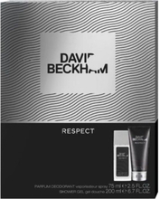 David Beckham David Beckham Respect gift set (deo natural spray 75ml + shower gel 200ml)