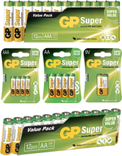 GP Super Alkaline Batterier - 4-pack AA