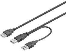 USB-adapter med extra ström-matning