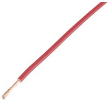 RKUB Lågspänningskabel 1,5 mm² Röd
