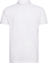"Albert Ss Organic Recycle Tops Polos Short-sleeved White Kronstadt"