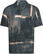 "Graaf Art Shirt 1 Dark Pine Tops Shirts Short-sleeved Navy NEUW"