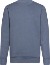 "Lars Crew Organic / Recycled Blt Tops Sweatshirts & Hoodies Sweatshirts Blue Kronstadt"