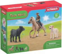 Schleich Western Riding Adventures Toys Playsets & Action Figures Animals Multi/patterned Schleich
