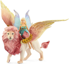 Schleich Fairy In Flight On Winged Lion Toys Playsets & Action Figures Animals Multi/patterned Schleich