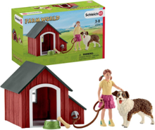 Schleich Dog Kennel Toys Playsets & Action Figures Play Sets Multi/patterned Schleich