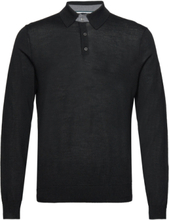 Kamber Tops Knitwear Long Sleeve Knitted Polos Black Ted Baker London