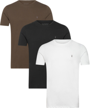 Tonic Ss Crew 3 Pk T-shirts Short-sleeved Svart AllSaints*Betinget Tilbud