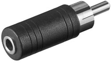 Luxorparts Ljudadapter RCA till 3,5 mm Mono