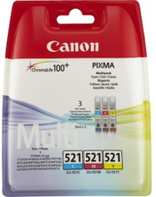 Canon CLI-521 Bläckpatroner 3-pack