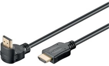 Luxorparts HDMI-kabel High Speed Vinklet opp 1 m