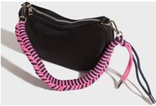 Only - Handväskor - Black Blue+Pink Robe Straps - Onlgigi Nylon Rope Bagette Bag Acc - Väskor - Handbags