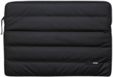 Black Rains Laptop Cover Quilted 15