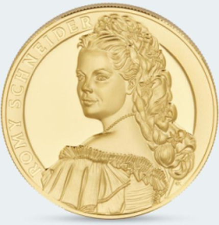 Sammlermünzen Reppa 1Oz Gold de Greef, Romy Schneider 2022