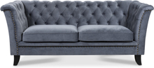 Milton Chesterfield 2-sits soffa - Valfri färg och tyg