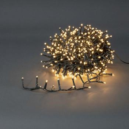 Nedis Dekorativa Lampor | Kompaktkluster | 560 LED"'s | Varm Vit | 11.2 m | Ljuseffekter: 7 | Inomhus eller Utomhus | Strömadapter