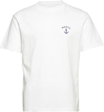 Folke T-Shirt Tops T-shirts Short-sleeved White Makia