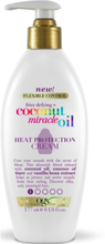 Coconut Miracle Heat Protection Cream 177 Ml Varmebeskyttende Hårpleie Nude Ogx*Betinget Tilbud