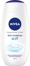 Nivea Caring Shower Cream Rich Moisture Soft - 250 ml