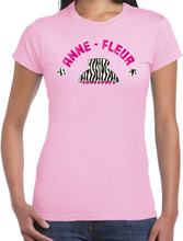 Verkleed t-shirt voor dames - kakker - Anne Fleur - roze - haarklem - vakantie/carnaval