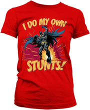 Batman - I Do My Own Stunts Girly Tee, T-Shirt