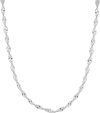 Herringb Twisted Necklace Accessories Jewellery Necklaces Chain Necklaces Silver Syster P