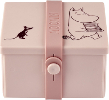 The Moomins Storage/Lunch Box Square Home Kitchen Kitchen Storage Lunch Boxes Pink Moomin