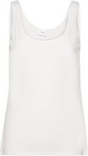 Vijenni S/L Top/Su/Cur - Noos Tops T-shirts & Tops Sleeveless White Vila