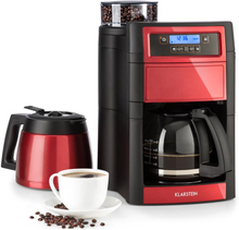 Aromatica II Duo Kaffemaskin med inbyggd kvarn, 1,25 l röd