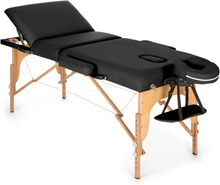 MT 500 Massagebänk 210 cm 200 kg Hopfällbar Småcells-Skumgummi Väska svart