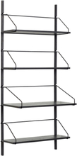 Norm Wall Shelf Unit 4 Shelves Black Home Furniture Shelves Black Hübsch