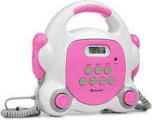 Pocket Rocker BT karaoke-player BT USB-port MP3 2xmikrofon rosa