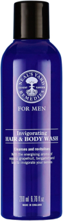 Invigorating Hair & Body Wash Beauty MEN Hair Care Shower Gel Nude Neal's Yard Remedies*Betinget Tilbud