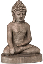 Gautama trädgårdsfigur 43 x 61 x 34 cm Fibreclay brun