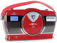 RCD-70 retroradio FM USB CD batteri