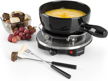 Sirloin raclette med fondue keramikgryta 1200W svart