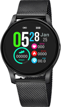 Lotus 50002/A Horloge Smartime Mesh smartwatch staal zwart 39,6 mm