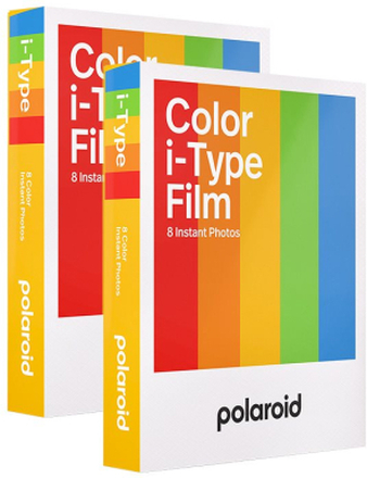 Polaroid Color Film For I-Type White Frame 2-Pack, Polaroid