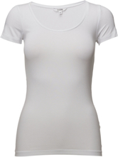 Siliana Tops T-shirts & Tops Short-sleeved White MbyM
