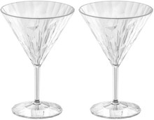 CLUB NO. 12 Martiniglas, plastglas / superglas 2-pack