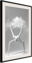 Inramad Poster / Tavla - Beauty of the Human Body I - 20x30 Svart ram med passepartout