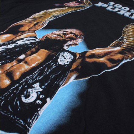 WWE Men's Stone Cold Rattlesnake T-Shirt - Black - S