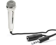 Mini-Karaoke Mikrofon - Silber