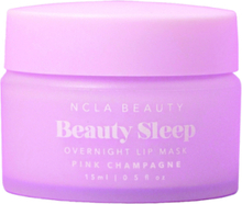 "Beauty Sleep Lip Mask - Pink Champagne Læbebehandling Purple NCLA Beauty"
