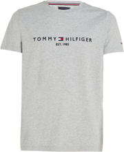 Im Core Tommy Logo Tee T-shirts Short-sleeved Grå Tommy Hilfiger*Betinget Tilbud