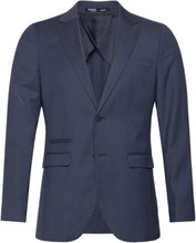 Slhslim-Neil Blue Check Blz Suits & Blazers Blazers Single Breasted Blazers Navy Selected Homme