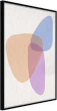 Inramad Poster / Tavla - Pastel Sets II - 20x30 Svart ram
